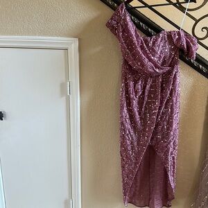 ELLIATT lilac sequence dress